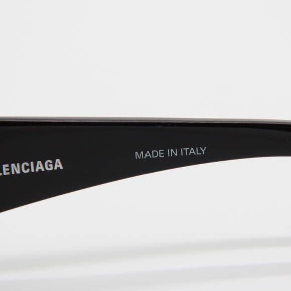 NEW BALENCIAGA BB0266S 001 BLACK UNISEX RECTANGLE BLACK BALENCIAGA SUNGLASSES - Picture 12 of 13